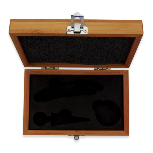 Wine Set with bamboo box pack of 25 Custom Wood Designs __label: Multibuy wineboxsetbamboopromogiftingbrandingcustomwooddesigns_30a428fc-6e93-44fe-a29d-6c002bafe2f7